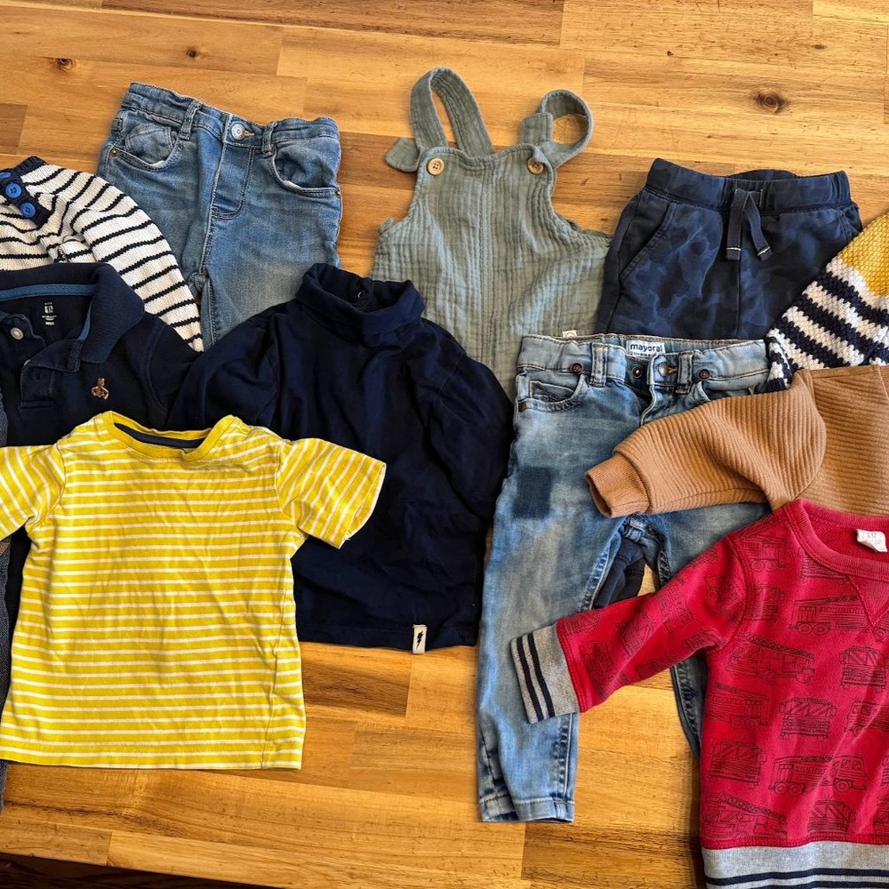 12-18 month Boy LOT -Baby Boden, Hanna Andersson, Baby Gap, Tea Collection, Zara